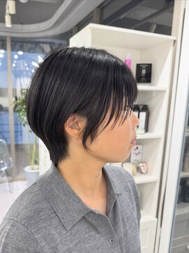 シー 柏(sii.) 美シルエットショート｜丸み×長め前髪で大人っぽく