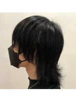 ニルバ(niLva)&nbsp;黒髪ミディアムウルフ