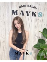 メイクス 町田(MAYKS) 透明感カラーと縮毛矯正