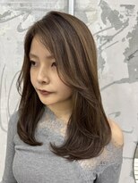 サル(saru) #ベージュ #レイヤーカット