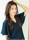 《AFLOATディル裕二朗》大人女子の毛流れリッジパーマ