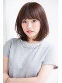 《Ramie 寺尾拓巳》大人女子の小顔ひし形ボブ×ウォームトープ