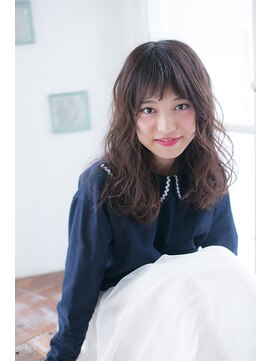 ペスカ 札幌南平岸店(pesca) 【pesca南平岸】甘めバング★無造作ロブ