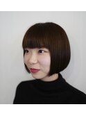 小顔　ミニマムボブ