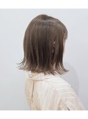 eim で叶える♪ベージュが可愛い☆切りっぱボブ