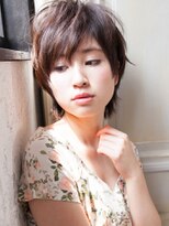 エル(LE)&nbsp;【LE】フォギーベージュネオウルフショートレイヤー