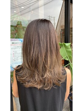 クルニエ(crenier) crenierで作るナチュラルグラデーション＠透けグレージュ●