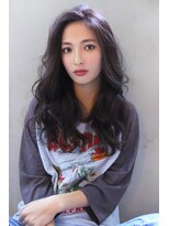 ブラン 梅田(Blanc) 【Blanc/梅田】ピンクグレージュ_ダークアッシュ_ロング