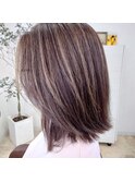 デザインカラーで白髪ぼかし♪〔八戸、田向〕