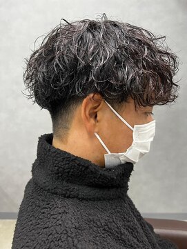 リット×ベリエ(Lit.×belier) 波巻きスパイラルツイストスパイラルパーママッシュメンズヘア