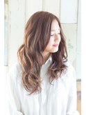 大人可愛い/ショコラアッシュ/ヘルシースタイル/ふんわりカール