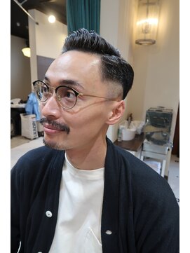 バーバー アカダマ 朝もう5分寝れちゃうバーバースタイル!