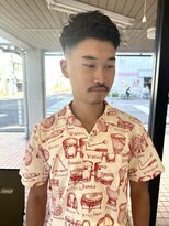 フェード×スパイラルパーマ