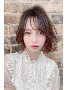 リークフー(Ree cu fuu) 10代20代30代40代50代 前髪 シースルーバング ふわふわボブ藤