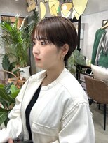 ウーフ(U-fu) マッシュショート/ショートヘア/福岡ショート/まるみショート