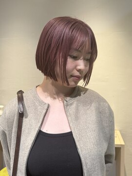 ゼストプラス(ZEST plus) 最高に可愛い！切りっぱなしボブとハイトーン