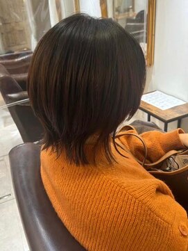 アビント バイ レシッド 武蔵小杉(abinto by rcid) 毛先軽めくびれカット/ツヤカラー