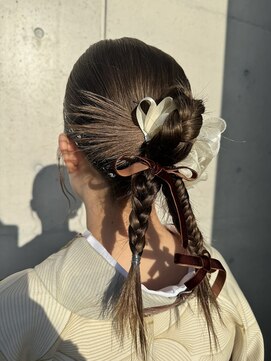 アチーブリス(achieve Liss) 卒業式アレンジ カチモリヘア 透明感×こなれ感