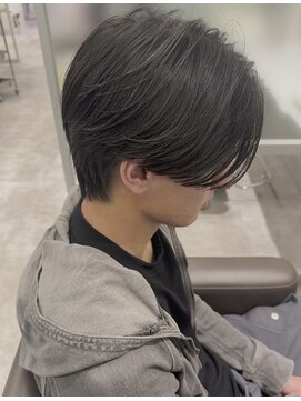 キートス(Kiitos) 【大人気スタイル】襟足ありセンターパート×ニュアンスパーマ