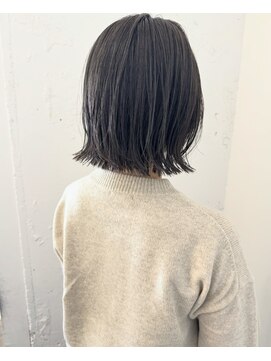 カウチ 板橋本町店(kauti) 透けグレージュと切りっぱなしボブ