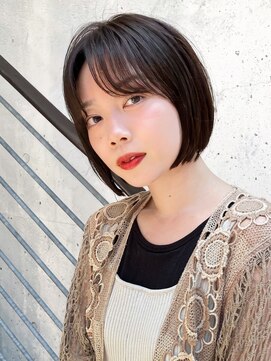 セイドット フクオカ(Say.FUKUOKA) Say.岩井　大人ミニボブ×韓国ボブ×サイドバング