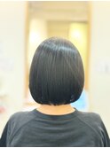 大人ボブ/ミニボブ/30代40代50代/艶髪/ヘアマニキュア/百合丘