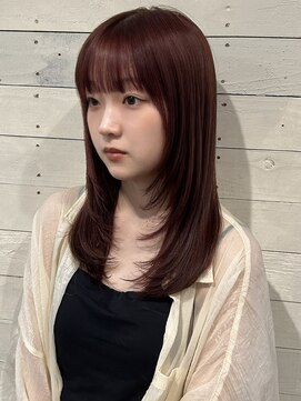 ルノン(LUNON) ハイレイヤー/ピンクバイオレット／ブリーチ無し