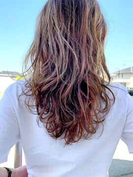 カノエ 山口小郡店(canoe) ハイライト/ベージュ/グレージュ/レイヤーロング