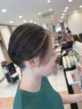 アッシュ 鶴ヶ峰2号店(Ash) ハンサムショート×フレーミングカラー