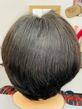 レイディバードカラー ヤオコー足利八幡店 根元の白髪染め（リタッチ）