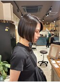 ミニボブ(髪質ストレート)