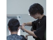ヴェルゴ 北島店(vellgo)の雰囲気（髪の毛切るのは男のみだしなみ）