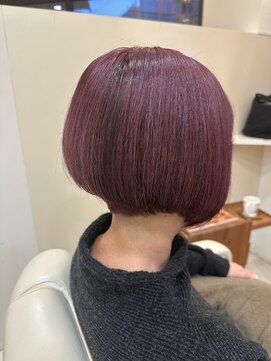 アンカー ヘアーワークス(ANCHOR hair works) 白髪ぼかしチェリー