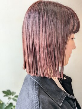 エッセンス(essence) 切りっぱなしボブ　　　ーベリーピンクピンクverー