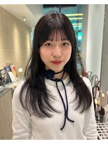 シキ オルガン 大宮(siki ORGAN)&nbsp;透明感グレージュ レイヤーカット シースルーバング