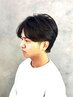 ピンとしない曲がる縮毛矯正＋メンズカット￥14000