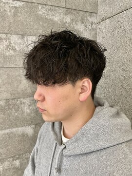 ニアウ 伊勢崎連取店(Niau) メンズマッシュシャドウパーマメンズパーマ