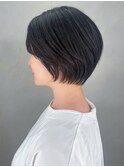 ショート美髪前髪カットおくれ毛ボブ_ba506061