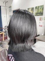 ゴロクヘアー(56 hair) ダークカラーくびれボブ【56hair戸越銀座】