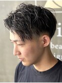 ハイライト×ソフトツイスパ×フェード