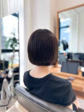 セイドット フクオカ(Say.FUKUOKA) 【レディース★大名】髪質改善ストレート×ボブ×透明感カラー