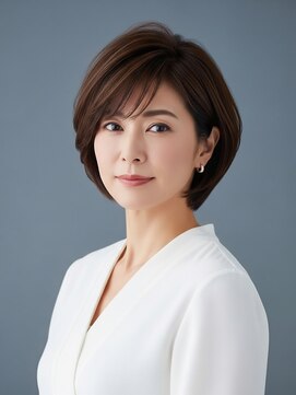 レッドネオ エビス(Redneo ebisu) 大人女性のすっきりとまとまったショートボブ