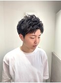 スパイキーショートパーマ【suiw】昭和町/天王寺/阿倍野
