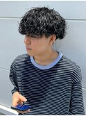 沖縄メンズ波巻きパーマ