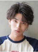 モテる黒髪ネープレスショート束感モテ髪ワックスなしマッシュ