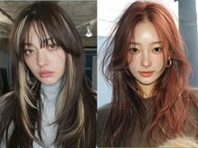 銀座/銀座駅/銀座線銀座駅/ブリーチ/前髪カット/インナーカラー