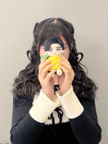 ロロネー 天満(Lolonois)&nbsp;【Lolonois天満】ハートあみあげハーフツイン（御輿天使羽）