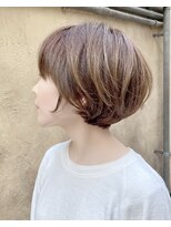 ビュートリアム 梅田(BEAUTRIUM)&nbsp;後頭部ふんわり大人丸みショート 絶壁解消カット