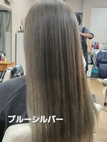 シャルシェ(Chercher)&nbsp;２回ブリーチ★ホワイトブルーシルバー