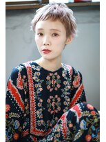 クロム(Chlom)&nbsp;Chlom☆　マニッシュショート/ジグザグバング　TEL 0425125655